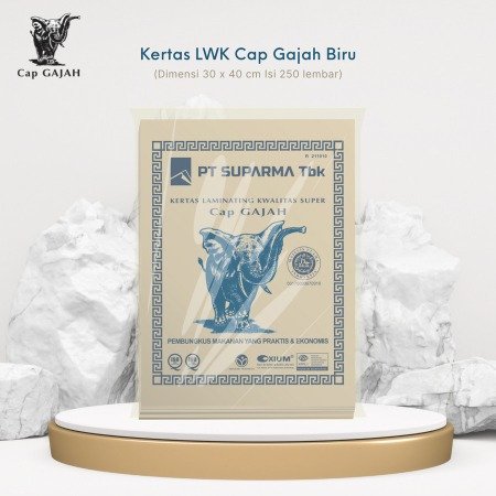 Kertas Bungkus Gajah® LWK Biru 250sh