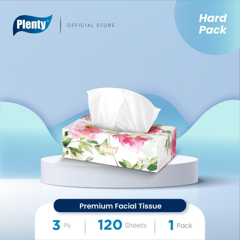 Plenty® Facial Tissue Premium Hardpack 120sh