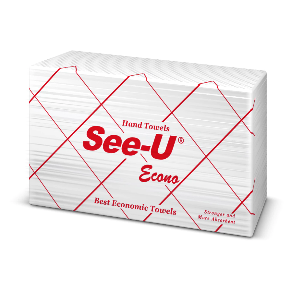See-u® Handtowel Econo Red 150sh